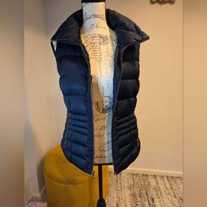 Lilly Pulitzer Midnight Blue Quilted Vest,Size M